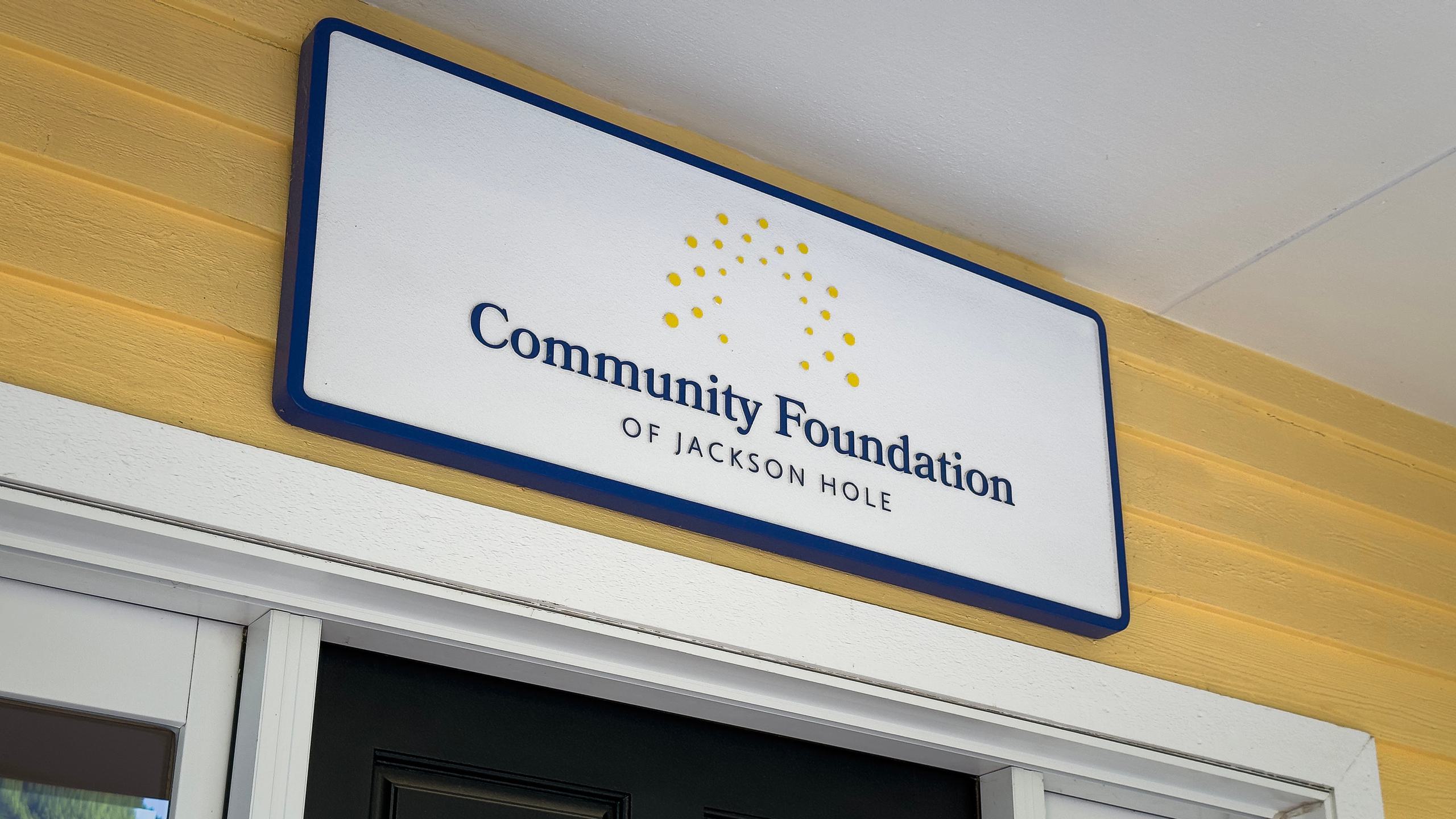 Community Foundation Of Jackson Hole Office Exterior Signage