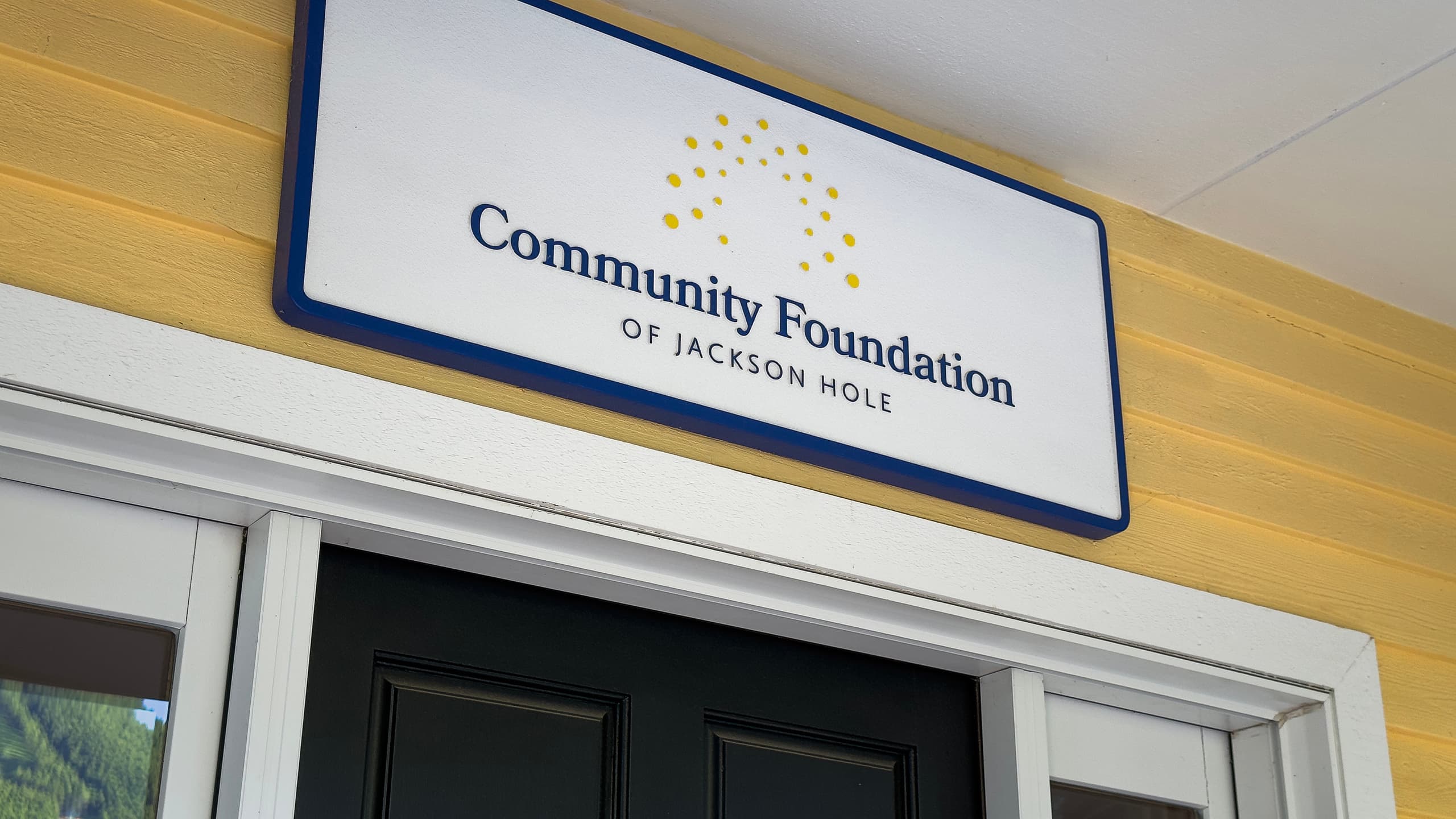 Community Foundation Of Jackson Hole Office Exterior Signage